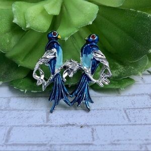 Vintage Bluebird Brooch